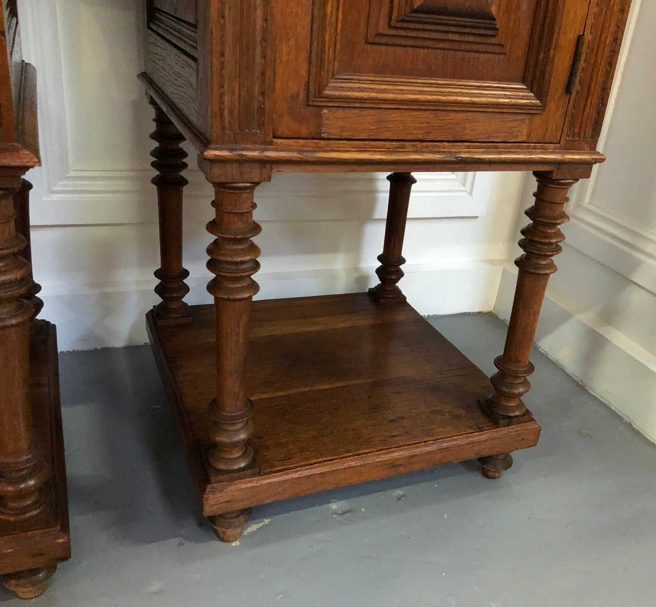 Beautiful Pair of French Arts and Crafts Bedsides | Antique & Vintage | Moonee Ponds Antiques | Australia Wide Delivery