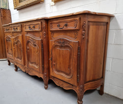 Walnut Louis XV Style Four Door Sideboard | Antique & Vintage | Moonee Ponds Antiques | Australia Wide Delivery