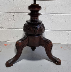Late Victorian Tapestry Covered Revolving Piano Stool | Antique & Vintage | Moonee Ponds Antiques | Australia Wide Delivery