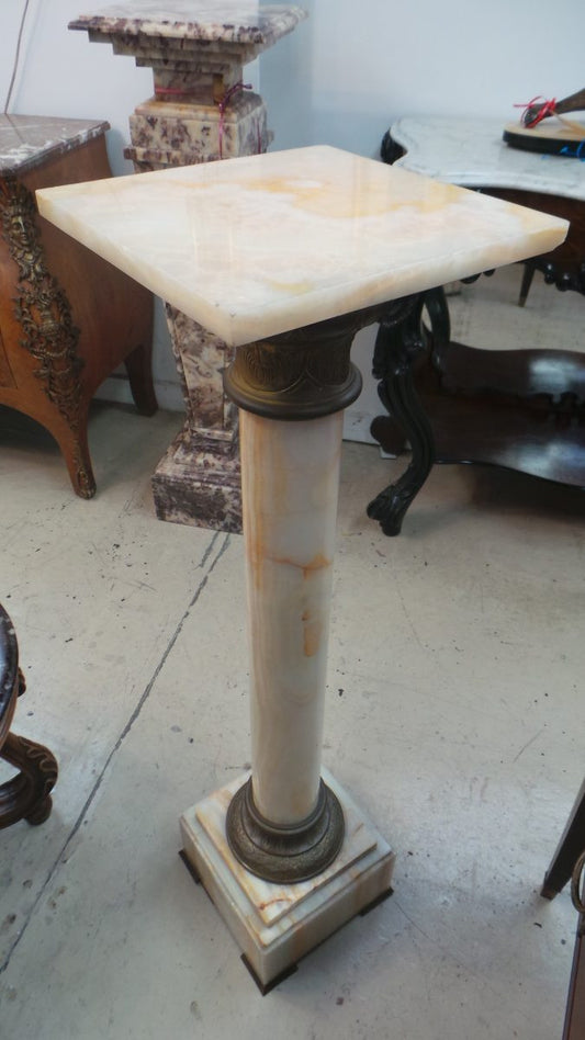French 19th Century Marble Pedestal
