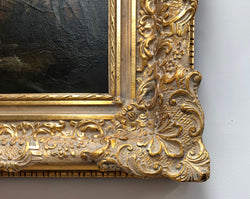 French Gilt Framed "River Landscape" Oil On Canvas | Antique & Vintage | Moonee Ponds Antiques | Australia Wide Delivery