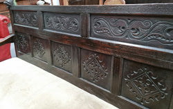 Sensational Antique French Oak Gothic Revival Bench Seat | Antique & Vintage | Moonee Ponds Antiques | Australia Wide Delivery