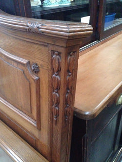 French Oak Queen Size Bed | Antique & Vintage | Moonee Ponds Antiques | Australia Wide Delivery