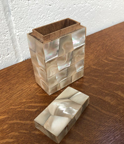 Victorian Mother of Pearl Card Case | Antique & Vintage | Moonee Ponds Antiques | Australia Wide Delivery