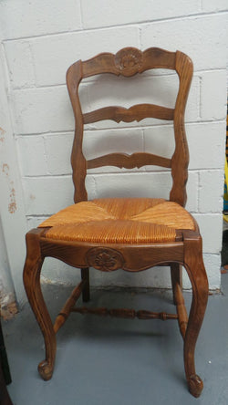 Set of Six Fabulous French Oak Dining Chairs | Antique & Vintage | Moonee Ponds Antiques | Australia Wide Delivery