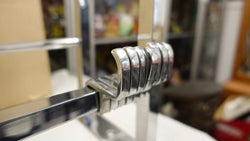 Art Deco Chrome Hanging Rack | Antique & Vintage | Moonee Ponds Antiques | Australia Wide Delivery