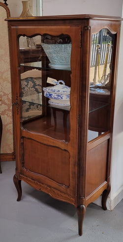 Walnut Louis XV Style Display Cabinet | Antique & Vintage | Moonee Ponds Antiques | Australia Wide Delivery