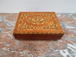 Vintage Inlaid Mahogany Music Box | Antique & Vintage | Moonee Ponds Antiques | Australia Wide Delivery