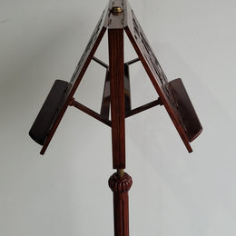 Attractive carved “Duet” reproduction music stand. Excellent condition.