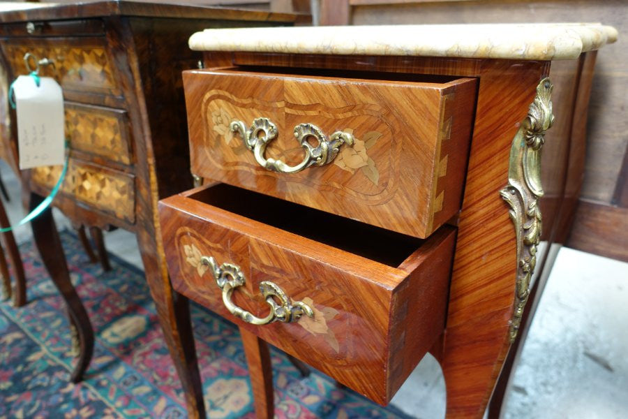 Single French Bedside Cabinet | Antique & Vintage | Moonee Ponds Antiques | Australia Wide Delivery