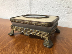 Edwardian Gilt Metal & Hand-Painted Miniature Casket | Antique & Vintage | Moonee Ponds Antiques | Australia Wide Delivery