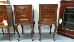 Pair of French Oak Bedside Cabinets-5 | Antique & Vintage | Moonee Ponds Antiques | Australia Wide Delivery