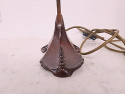 French Art Nouveau Jeweled & Copper Table Lamp | Antique & Vintage | Moonee Ponds Antiques | Australia Wide Delivery