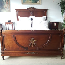 French Louis XVI Queen Size Bed | Antique & Vintage | Moonee Ponds Antiques | Australia Wide Delivery