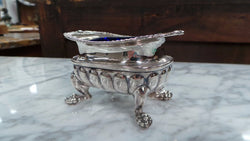 Silver Plated Salts with Insert | Antique & Vintage | Moonee Ponds Antiques | Australia Wide Delivery
