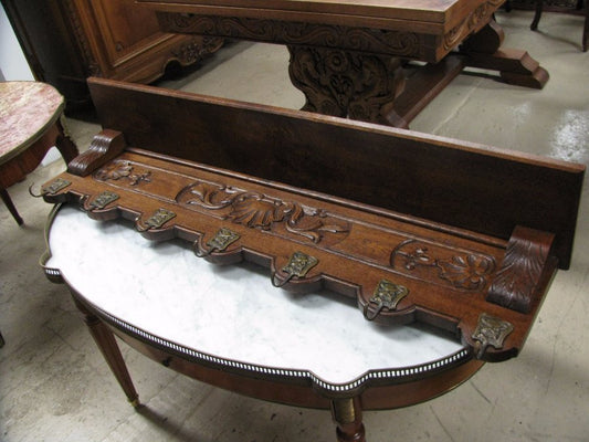 French Oak Coat Rack-1