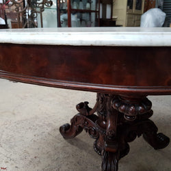 French Flame Mahogany Napoleon III Style Centre Table | Antique & Vintage | Moonee Ponds Antiques | Australia Wide Delivery