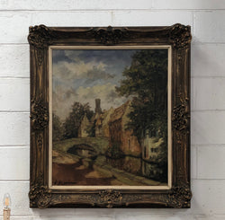 Beautiful French oil painting | Antique & Vintage | Moonee Ponds Antiques | Australia Wide Delivery