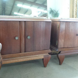 Pair Of Art Deco Bedside Cabinets-2