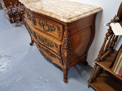 Impressive Louis XV Style Three Drawer Walnut Commode | Antique & Vintage | Moonee Ponds Antiques | Australia Wide Delivery