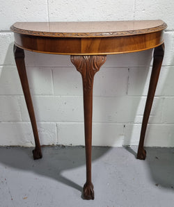 Chippendale Style Half Round Hall Table | Antique & Vintage | Moonee Ponds Antiques | Australia Wide Delivery