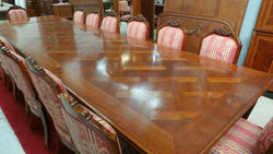 French Style Walnut Large Extension Table | Antique & Vintage | Moonee Ponds Antiques | Australia Wide Delivery
