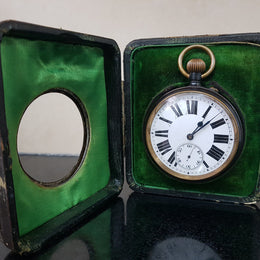 An Antique Goliath Over Sized Swiss Made Pocket Watch