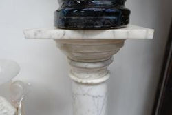 Carrara Marble Pedestal | Antique & Vintage | Moonee Ponds Antiques | Australia Wide Delivery