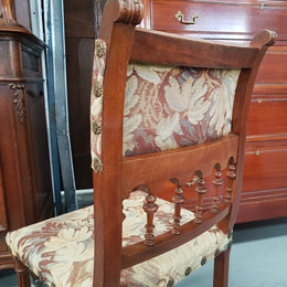French Walnut Carved Chair