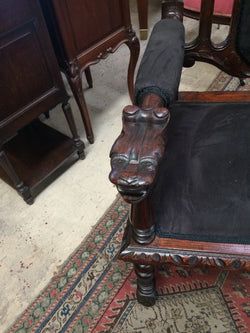 English Oak Gothic Style Chair | Antique & Vintage | Moonee Ponds Antiques | Australia Wide Delivery