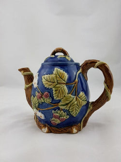 Victorian Majolica Teapot | Antique & Vintage | Moonee Ponds Antiques | Australia Wide Delivery