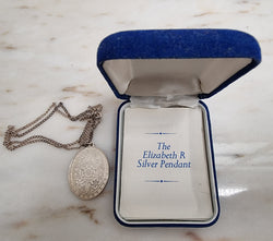 Attractive Elizabeth 2nd Sterling Silver Jubilee Pendant | Antique & Vintage | Moonee Ponds Antiques | Australia Wide Delivery