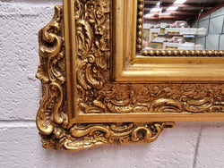 French Ornate Gilt Framed Wall Bevelled Mirror | Antique & Vintage | Moonee Ponds Antiques | Australia Wide Delivery