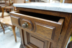 Pair Of French Oak Bedside Cabinets-2 | Antique & Vintage | Moonee Ponds Antiques | Australia Wide Delivery