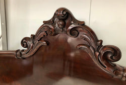 Antique Carved Mahogany Half Tester Poster Bed | Antique & Vintage | Moonee Ponds Antiques | Australia Wide Delivery