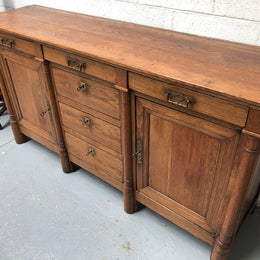 Early 19th Century Empire Oak Sideboard