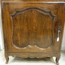 French Provincial Single Door Oak Buffet