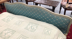 Painted Louis XV Style Upholstered Queen Size Bed | Antique & Vintage | Moonee Ponds Antiques | Australia Wide Delivery