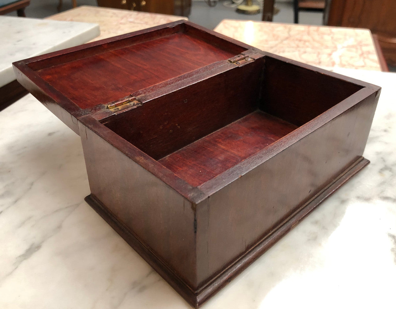 Australian Cedar Silky Oak Wooden Box | Antique & Vintage | Moonee Ponds Antiques | Australia Wide Delivery