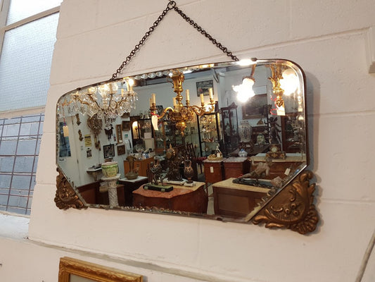 Art Deco Hanging Wall Mirror