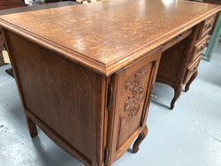 Lovely Vintage French Oak Desk | Antique & Vintage | Moonee Ponds Antiques | Australia Wide Delivery