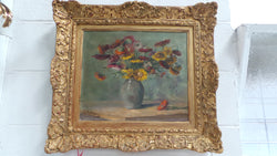 Absolutely beautiful Antique French Floral Oil Painting | Antique & Vintage | Moonee Ponds Antiques | Australia Wide Delivery