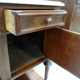 Pair Of French Mahogany Bedside Cabinets-1