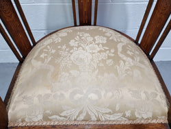 Charming Edwardian Inlaid Walnut Upholstered Armchair | Antique & Vintage | Moonee Ponds Antiques | Australia Wide Delivery