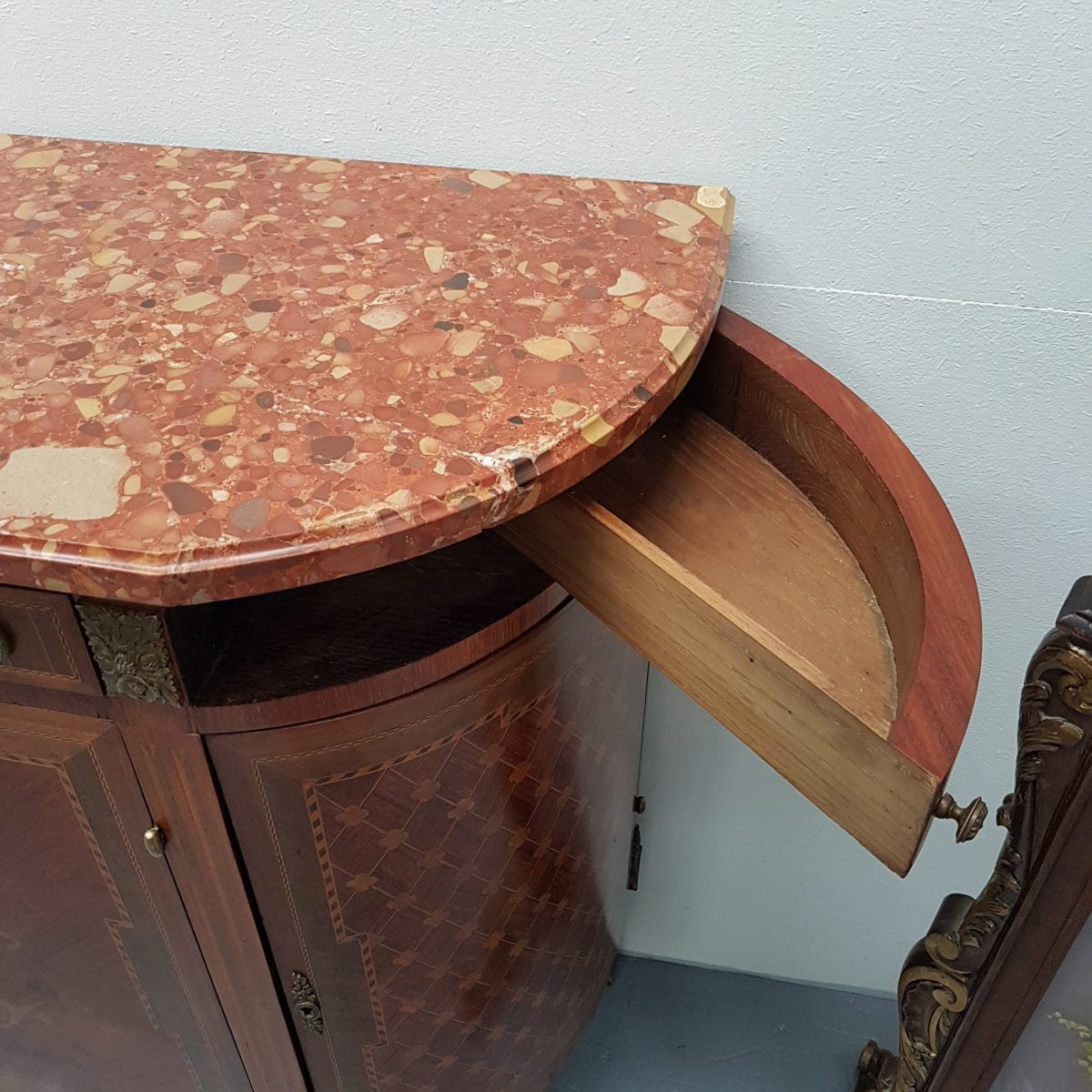 French Inlaid Cabinet