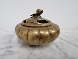 Antique Chinese Brass 3 Legged Incense Burner | Antique & Vintage | Moonee Ponds Antiques | Australia Wide Delivery