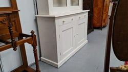 Australian Painted 2 Door Kitchen Hutch Display & Buffet Cabinet | Antique & Vintage | Moonee Ponds Antiques | Australia Wide Delivery