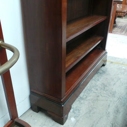 An Antique Mahogany Open Shelf Bookcase