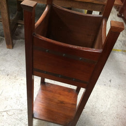 Black Wood Arts And Crafts Planter