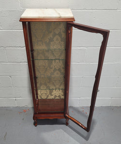 French Louis XV Style Small-Scaled Display Cabinet With Marble Top | Antique & Vintage | Moonee Ponds Antiques | Australia Wide Delivery